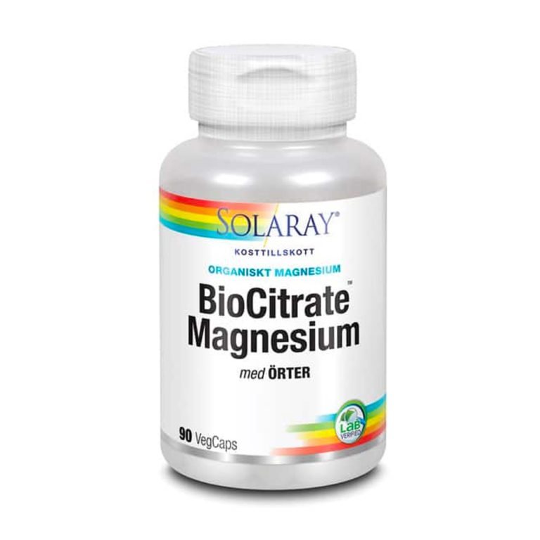 Solaray BioCitrate Magnesium 90 kpl