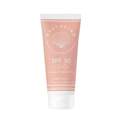 BEACHKIND NATURAL SUNSCREEN SENSITIVE, SPF 50, 100 ML