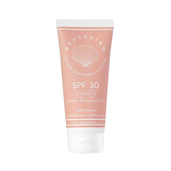 BEACHKIND NATURAL SUNSCREEN SENSITIVE, SPF 50, 100 ML