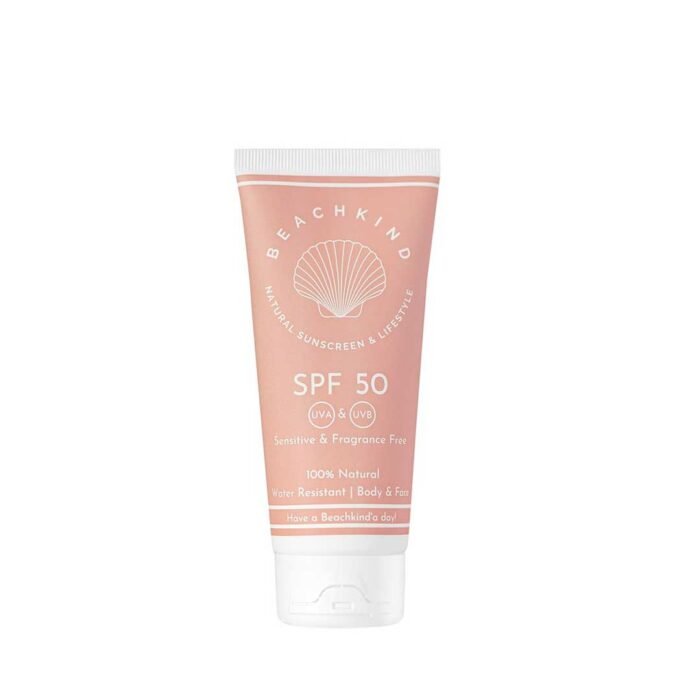 BEACHKIND NATURAL SUNSCREEN SENSITIVE, SPF 50, 50 ML