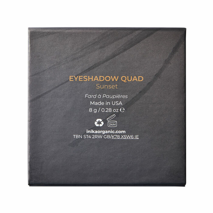 INIKA Eyeshadow Quad - Sunset 5g - Bild 2