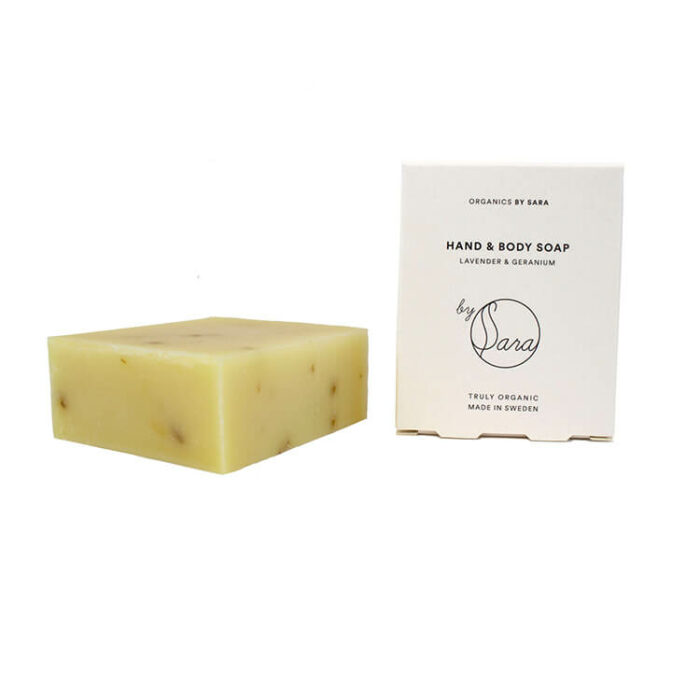 Organic by Sara Hand & Body soap lavender & geranium - Bild 2
