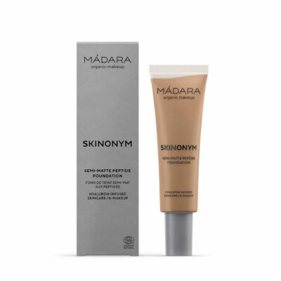 Mádara SKINONYM Semi-Matte Peptide Foundation, 65 WARM TAN, 30ml