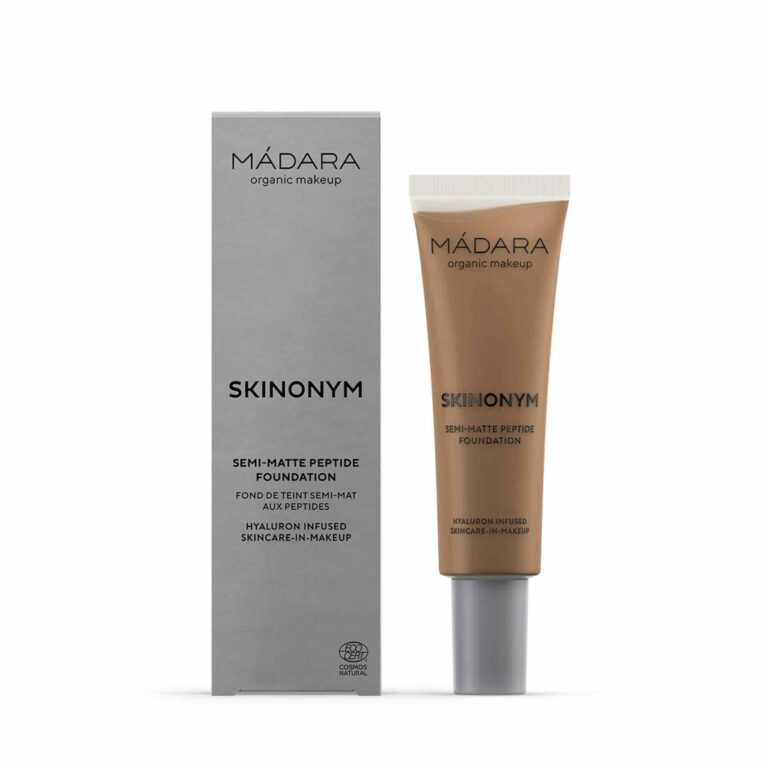 Mádara SKINONYM Semi-Matte Peptide Foundation, 80 FUDGE, 30ml