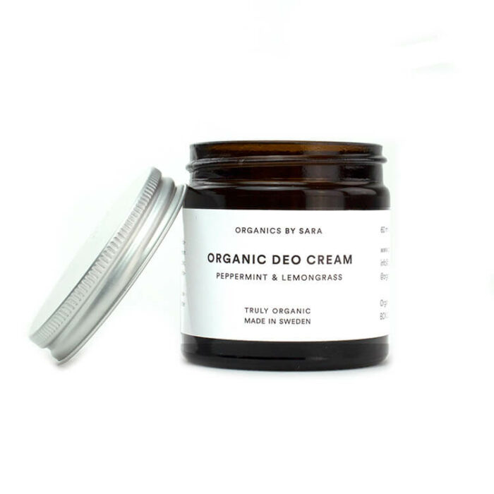 Organics by Sara Deo Cream  Peppermint & Lemongrass