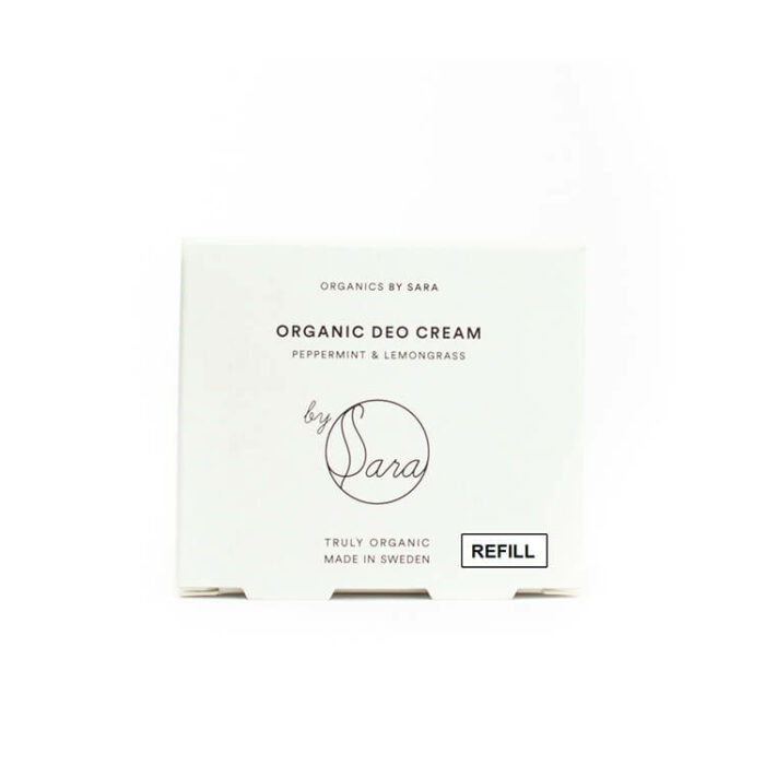 Organics by Sara Deo Cream Refill - Peppermint & Lemongrass