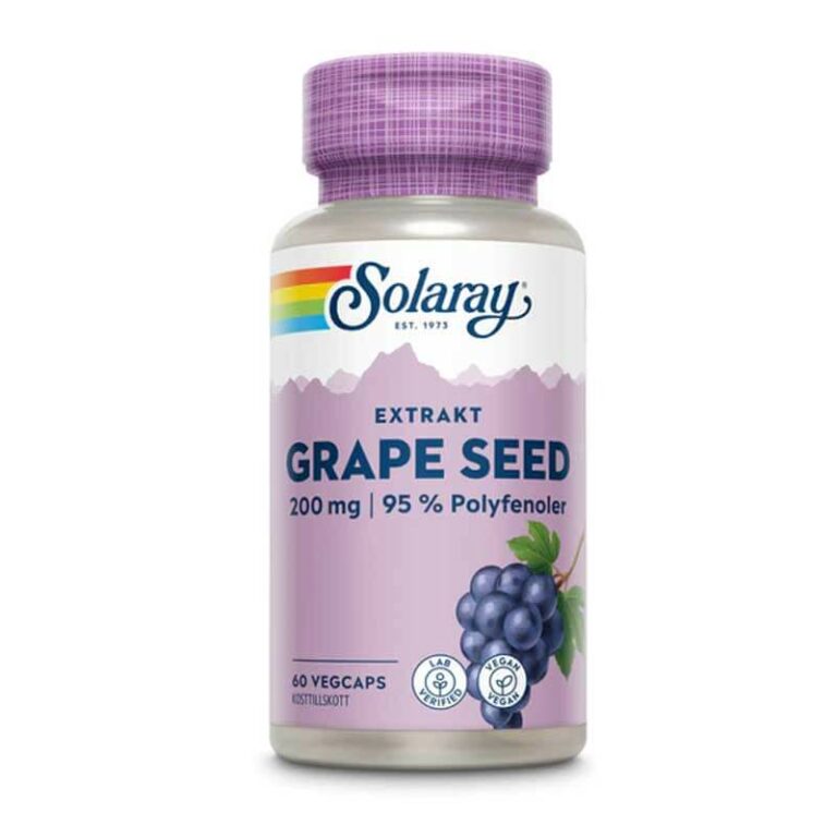 Solaray Grape Seed Extract, 60 kaps