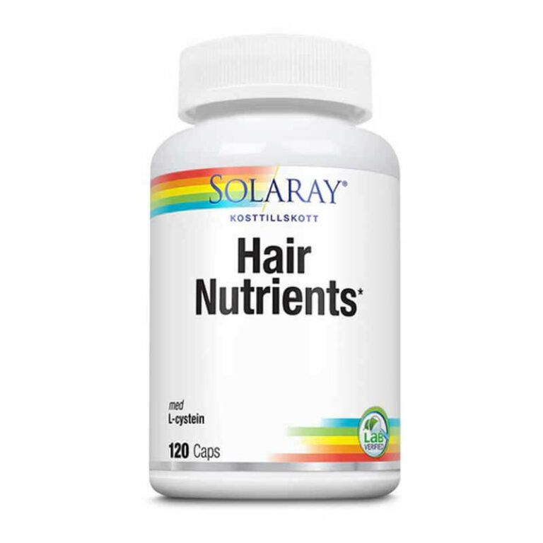 Solaray Hair Nutrients, 120 kaps