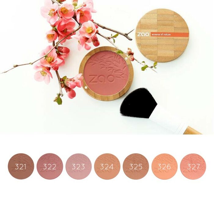 Zao Compact Blush, 324 Red Brick - Bild 2