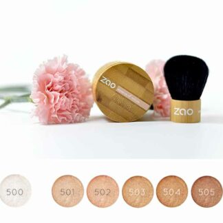 Zao Mineral Silk Powder, 505 Coffee Beige - Bild 2