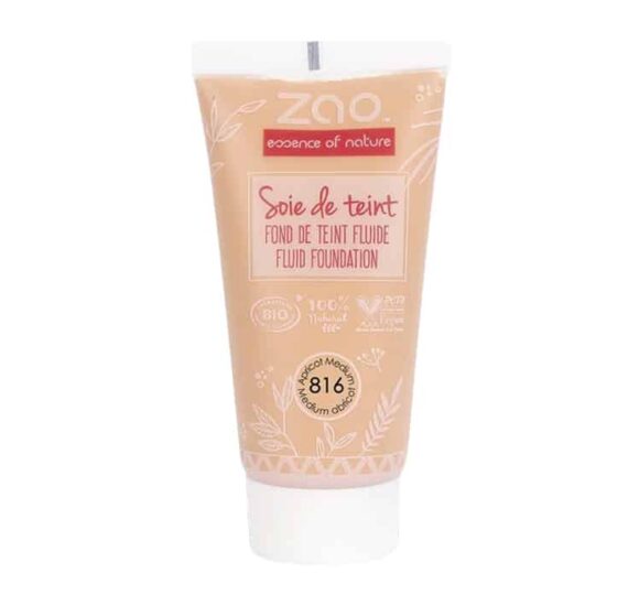 Zao Silk Foundation 816 Apricot medium